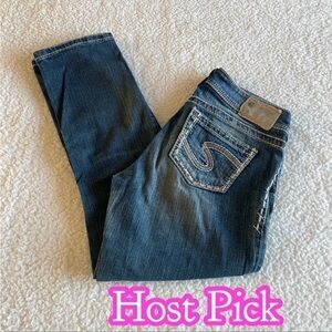 𝅺✅HOST Pick✅ Silver Suki Capri Jeans, 26
